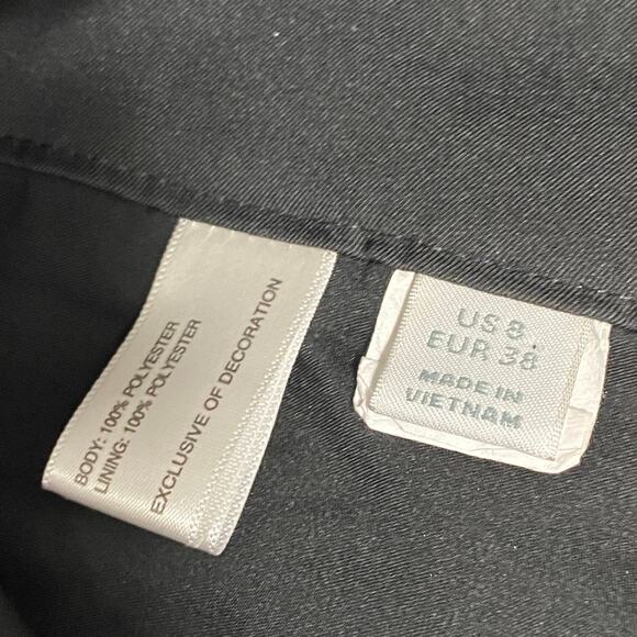 Annika Cutter & Buck Black Grey Printed Activewear Mini Skirt Women's Size 8 - Picture 8 of 9